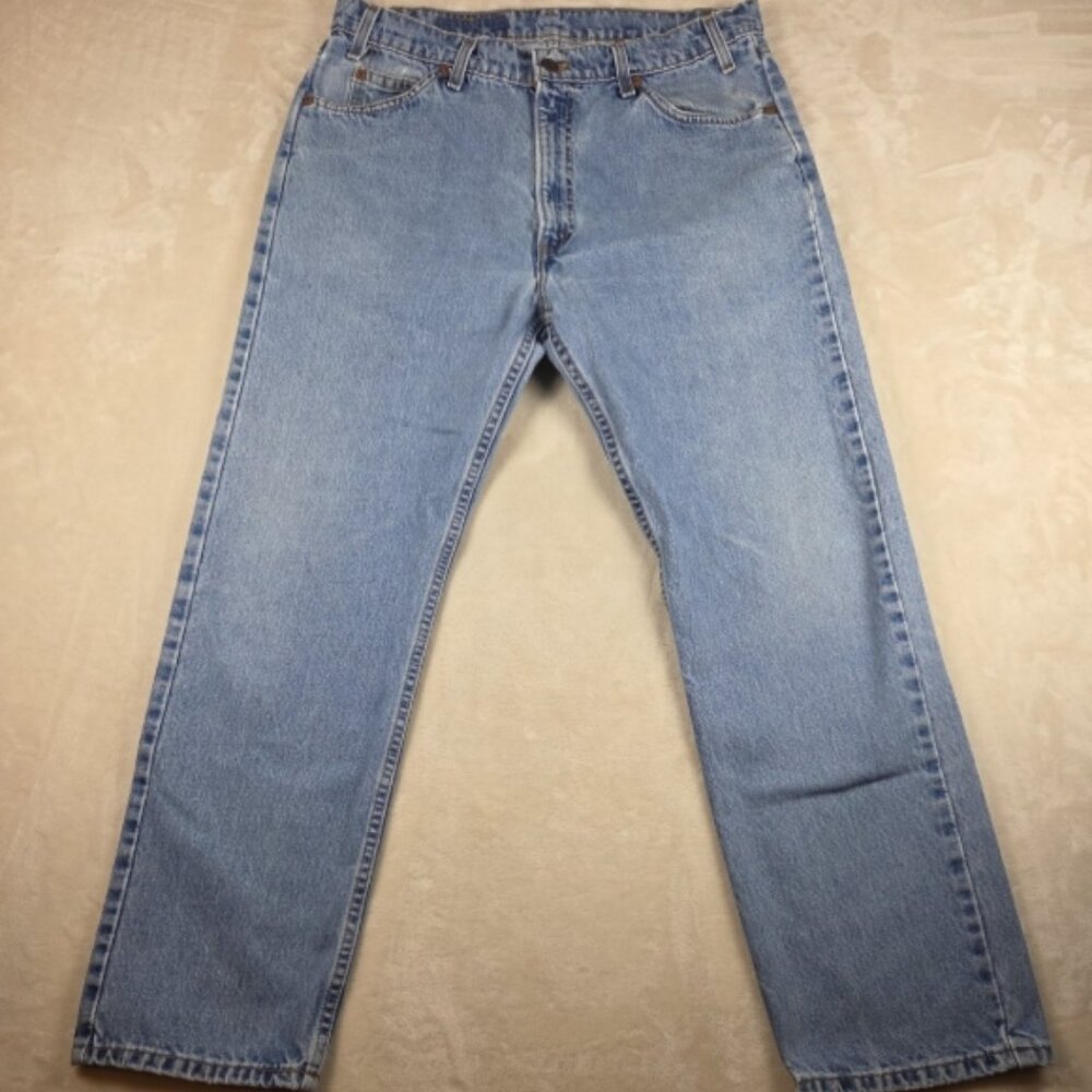 Levi’s 505 Made in USA Jeans 36x30 Vintage 90s Light Wash Straight Leg